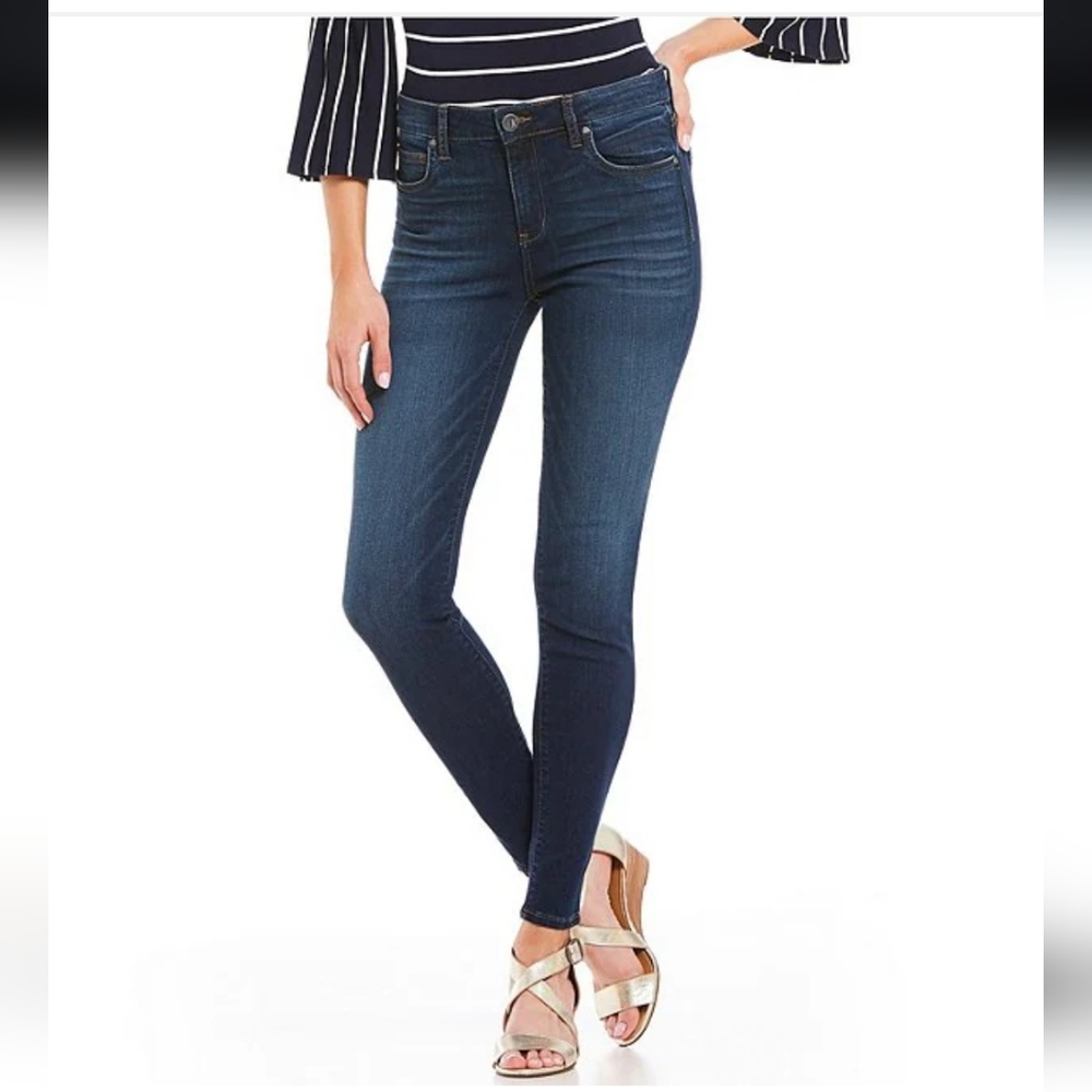 Kut From The Kloth Classic Blue Skinny Jeans with Stretch